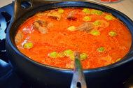 Light Pepper Soup with Goat